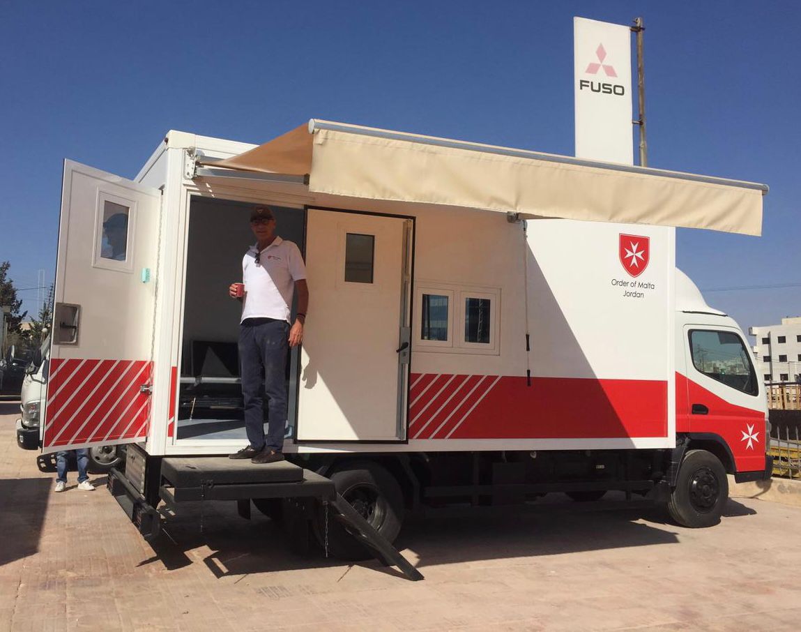 SAHA mobile medical unit opening